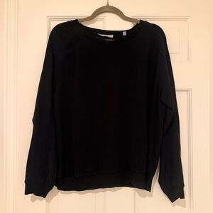 Vince Black Raglan Sleeve Crewneck Sweater - size medium
